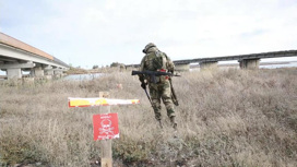 Российские саперы очищают поля под Херсоном от опасных ловушек ВСУ