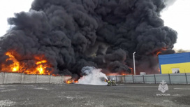 Локализован пожар на складе в промзоне Дзержинска