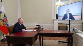 Путин обратил внимание воронежского губернатора на качество дорог