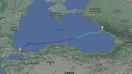 Самолет SSJ-100 совершил экстренную посадку в Сочи