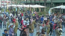 В нижегородской "Швейцарии" горожане закружились в танцах довоенного времени