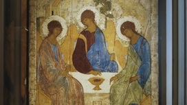 Икону Андрея Рублева выставят на Троицу в храме Христа Спасителя