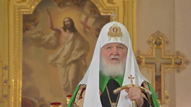 Патриарх Кирилл провел литургию в Казани
