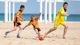 Краевой детский турнир по пляжному футболу прошел в Анапе