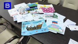 Участникам СВО передадут рисунки и письма от детей и членов семей сотрудников аэропорта Мурманск