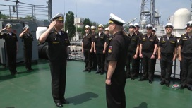 Моряков корабля "Иван Хурс", отбивших атаку украинских дронов, наградят