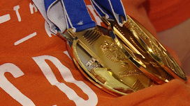 Три золота и серебро: слепой с рождения спортсмен из Волгограда вернулся домой с высокими наградами