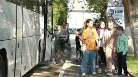 Шебекинских школьников отправили на отдых в Воронежскую область