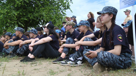 Ребята из 20 районов Волгоградской области участвуют в профильной лагерной смене "Кадеты МВД"