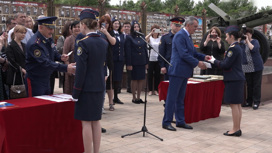 На "Барбашовом поле" прошла церемония посвящения в кадеты Следственного комитета
