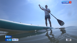 Чемпионат области по сапсерфингу прошел в акватории Новосибирского водохранилища