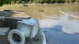 Уровень воды в Новой Каховке упал более, чем на метр