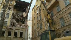Снос дома Привалова на Садовнической