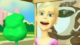 В кафе/ Как едят десерт