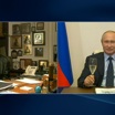 "Хотел вас увидеть": Путин поднял бокал с шампанским за здоровье Михалкова