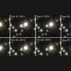 Событие микролинзирования, зафиксированное телескопом "Хаббл".