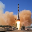 Пуск ракеты-носителя "Союз-2.1а" с транспортным грузовым кораблем "Прогресс МС-20" с космодрома Байконур, состоявшийся 3 июня 2022 года.