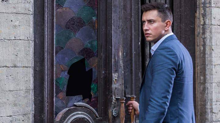 Павел Прилучный. Кадр из Х/ф "Рубеж"