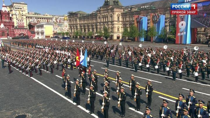 Президентский полк на параде победы