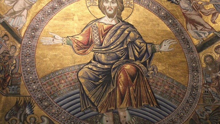 Баптистерий(крестильня). Мозаика «Христос во славе» работы Коппо ди Марковальто. Фото Леонида Варебруса