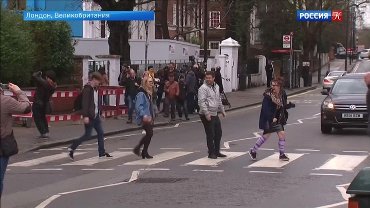 Власти Лондона привели в порядок "зебру" на Abbey Road
