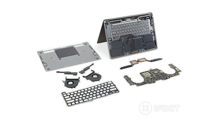 Вскрытие 16-дюймового MacBook Pro: новая-старая клавиатура и мощное охлаждение