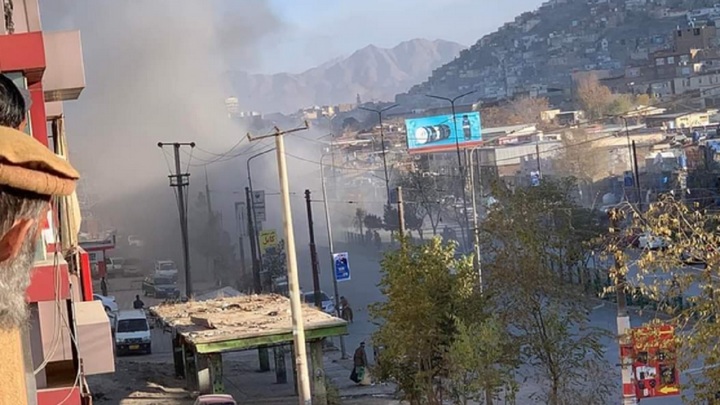 Автомобиль подорвался на мине в центре Кабула