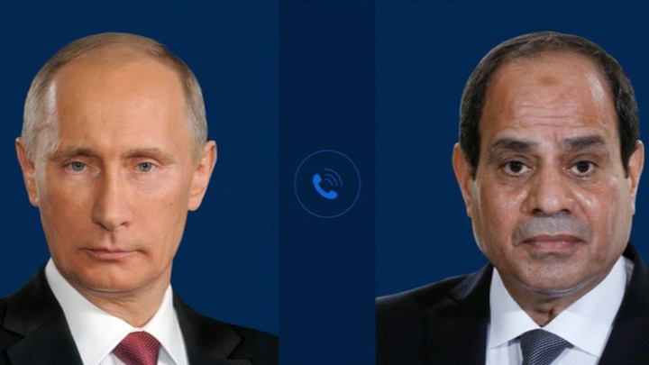 Путин провел телефонные переговоры с президентом Египта