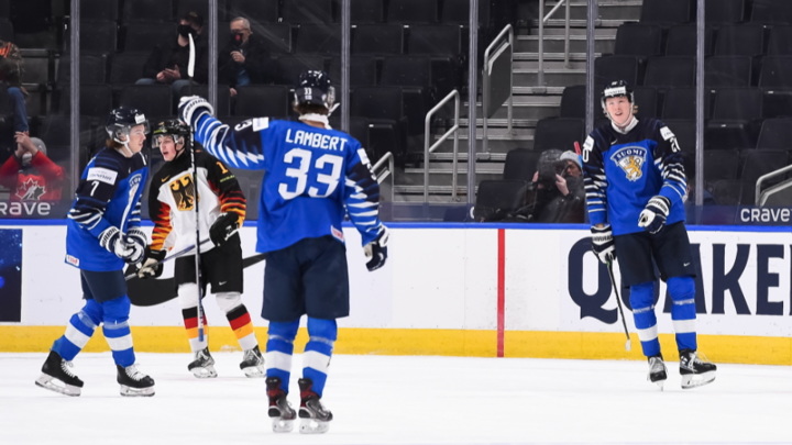 Финны обыграли немцев в матче молодежного чемпионата мира