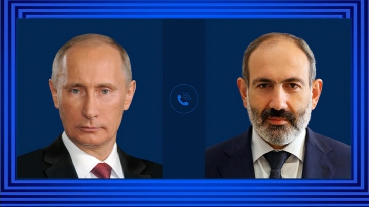 Путин и Пашинян провели телефонный разговор