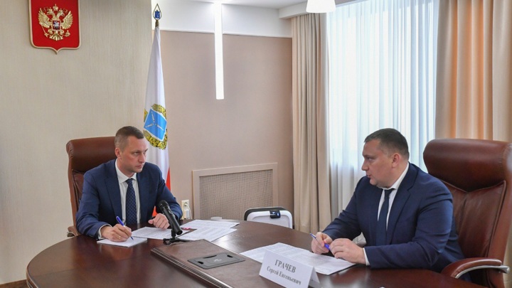 Роман Бусаргин провел рабочие встречи с главами муниципалитетов