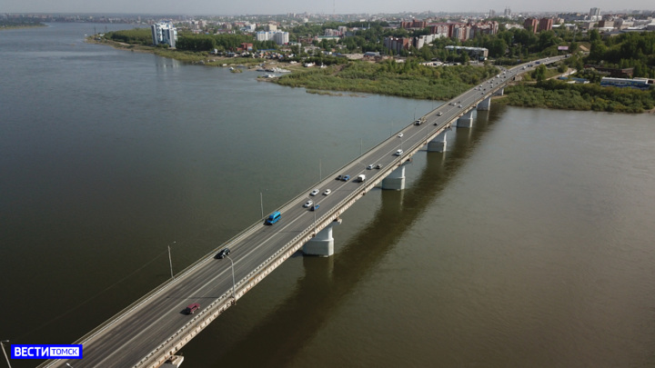 Коммунальный мост частично перекроют в Томске с 25 мая