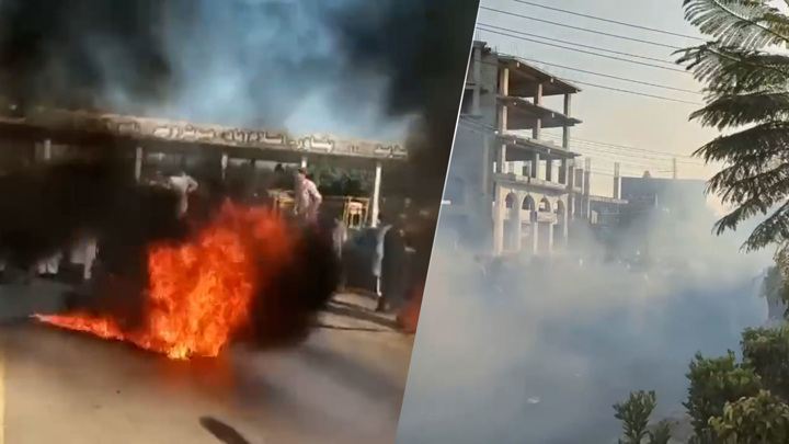 Протестующие в Пакистане перекрывают дороги в города