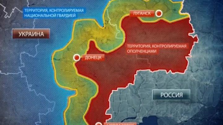 Карта подконтрольных территорий